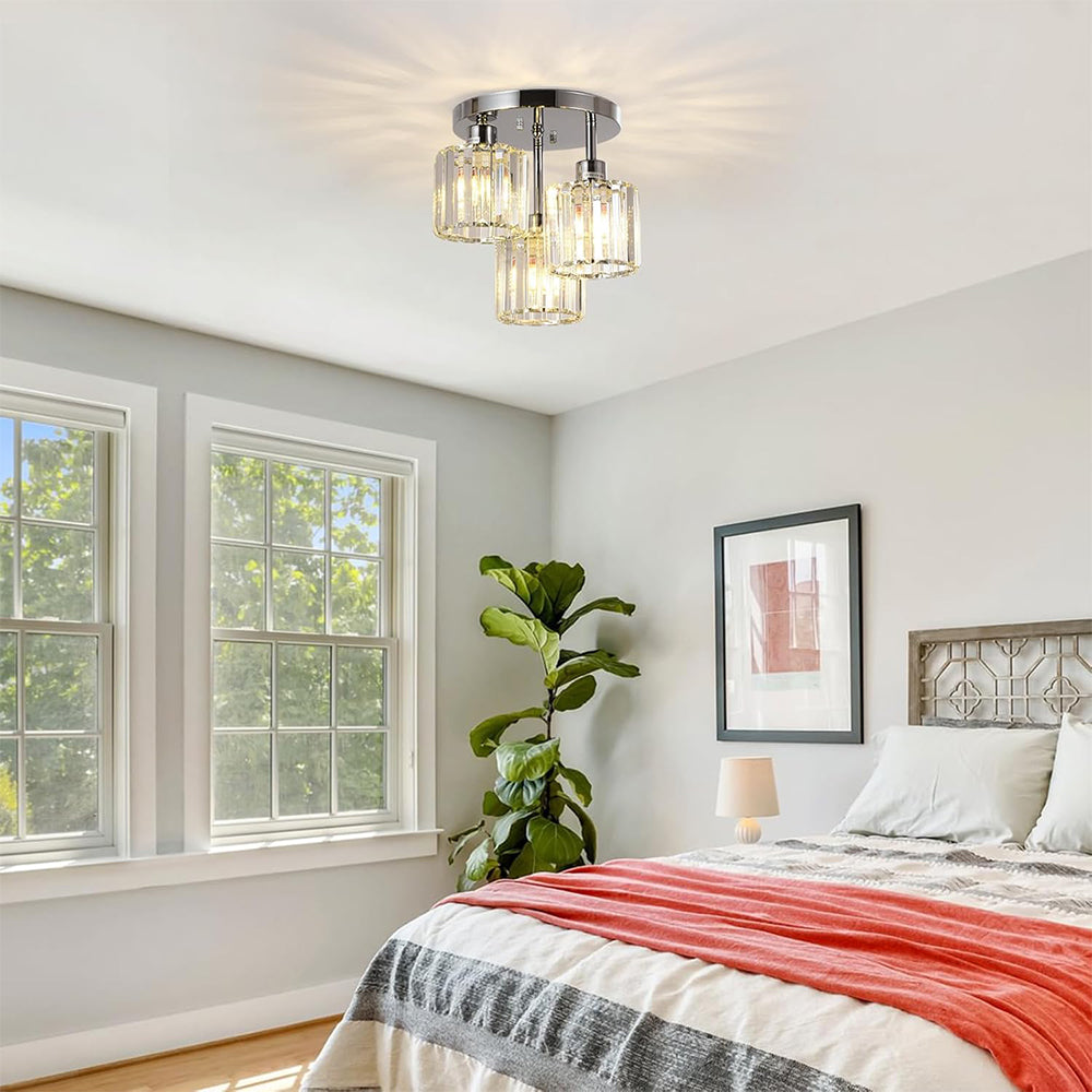 Semi-Recessed Ceiling Light – Modern Elegance and Refined Shine