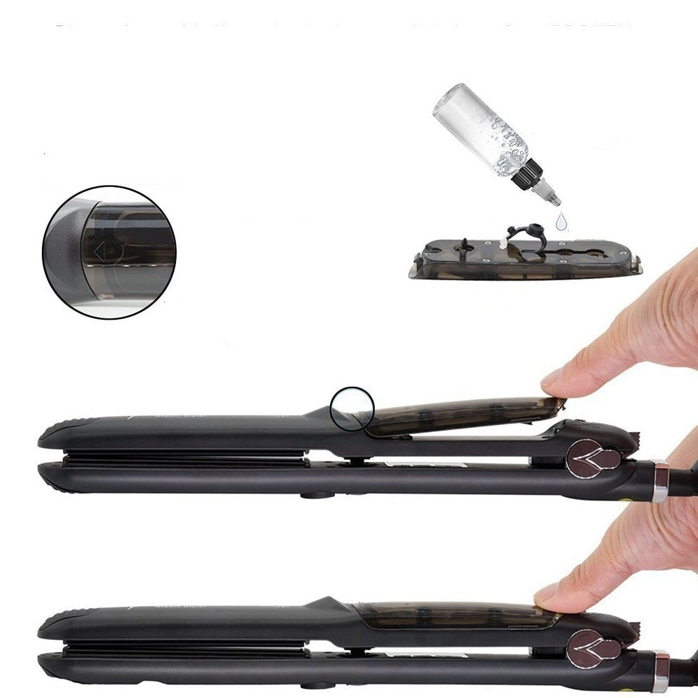 Žehlička na vlasy s párou – Rychlé zahřátí a trvalý výsledek