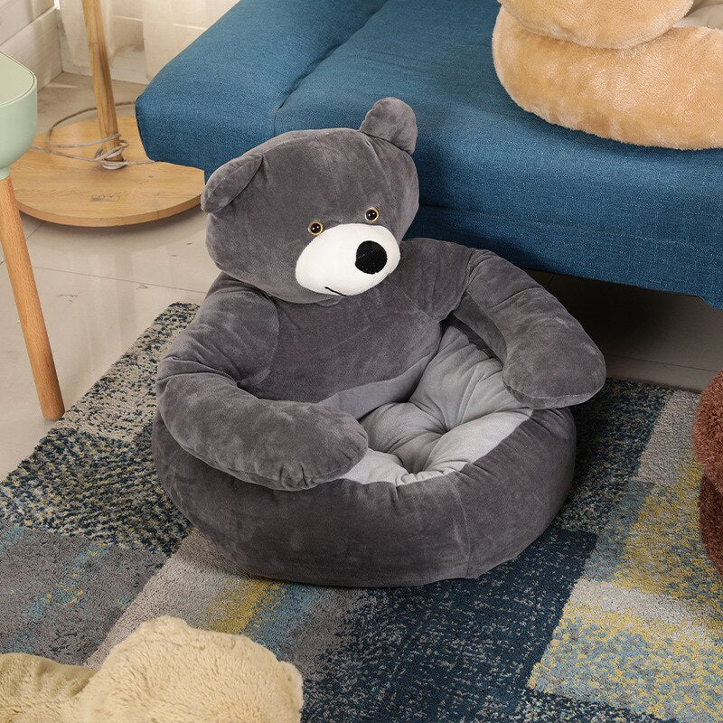 Cama Para Animales En Forma De Oso — Confortable y Original