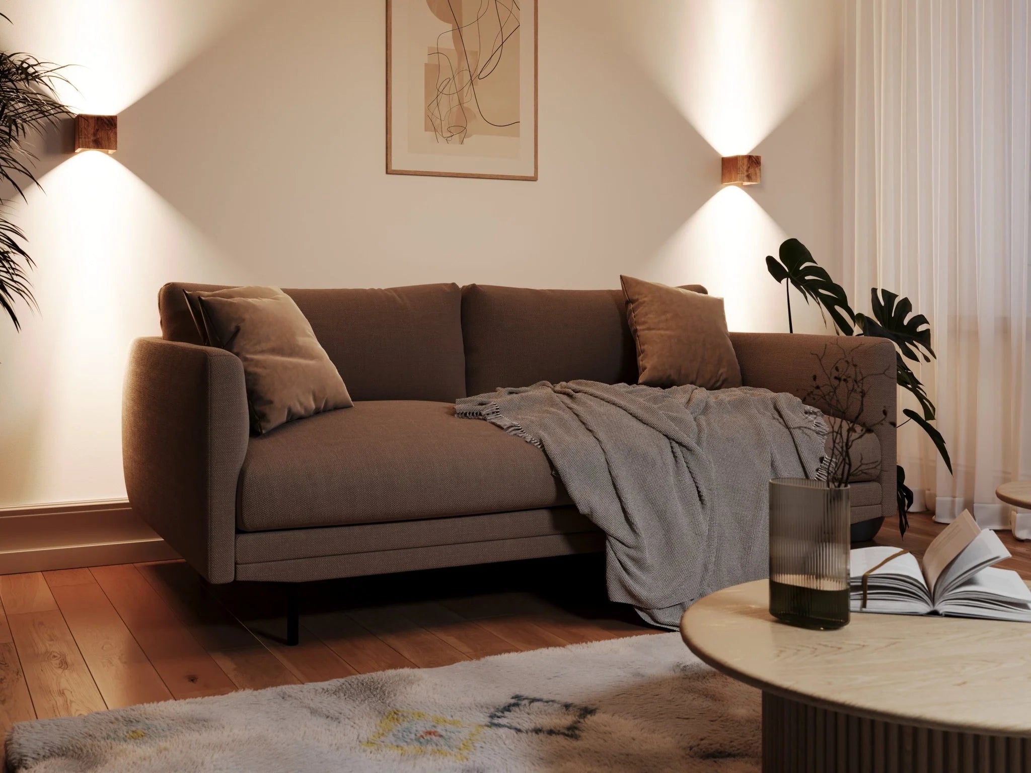 Apajare de perete pătrată – Stil elegant și autentic