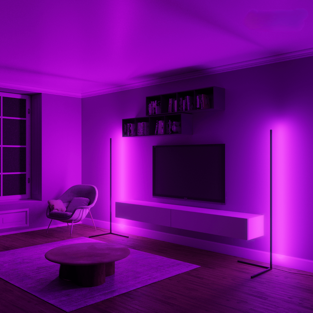 Γωνιακό φωτιστικό διάθεσης - Éclat Multicolore & Atmosphère Moderne