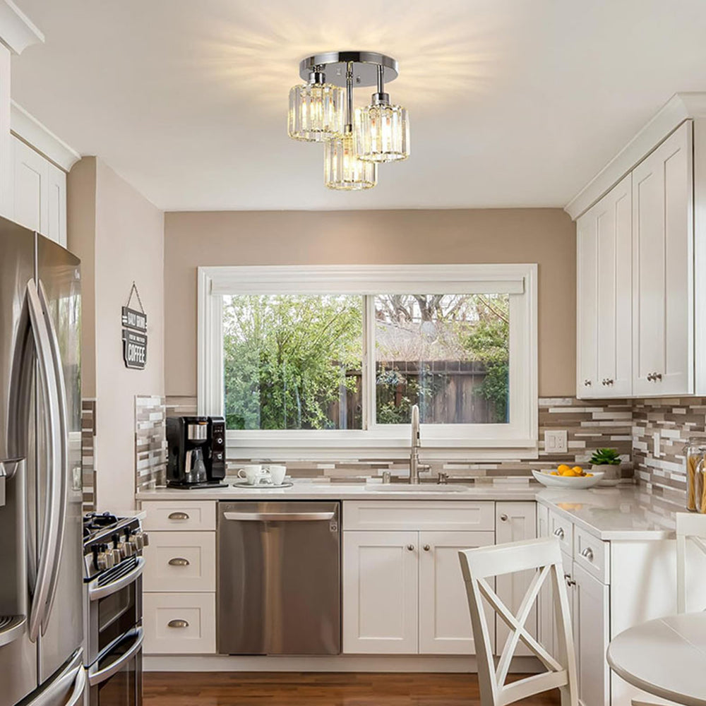 Semi-Recessed Ceiling Light – Modern Elegance and Refined Shine