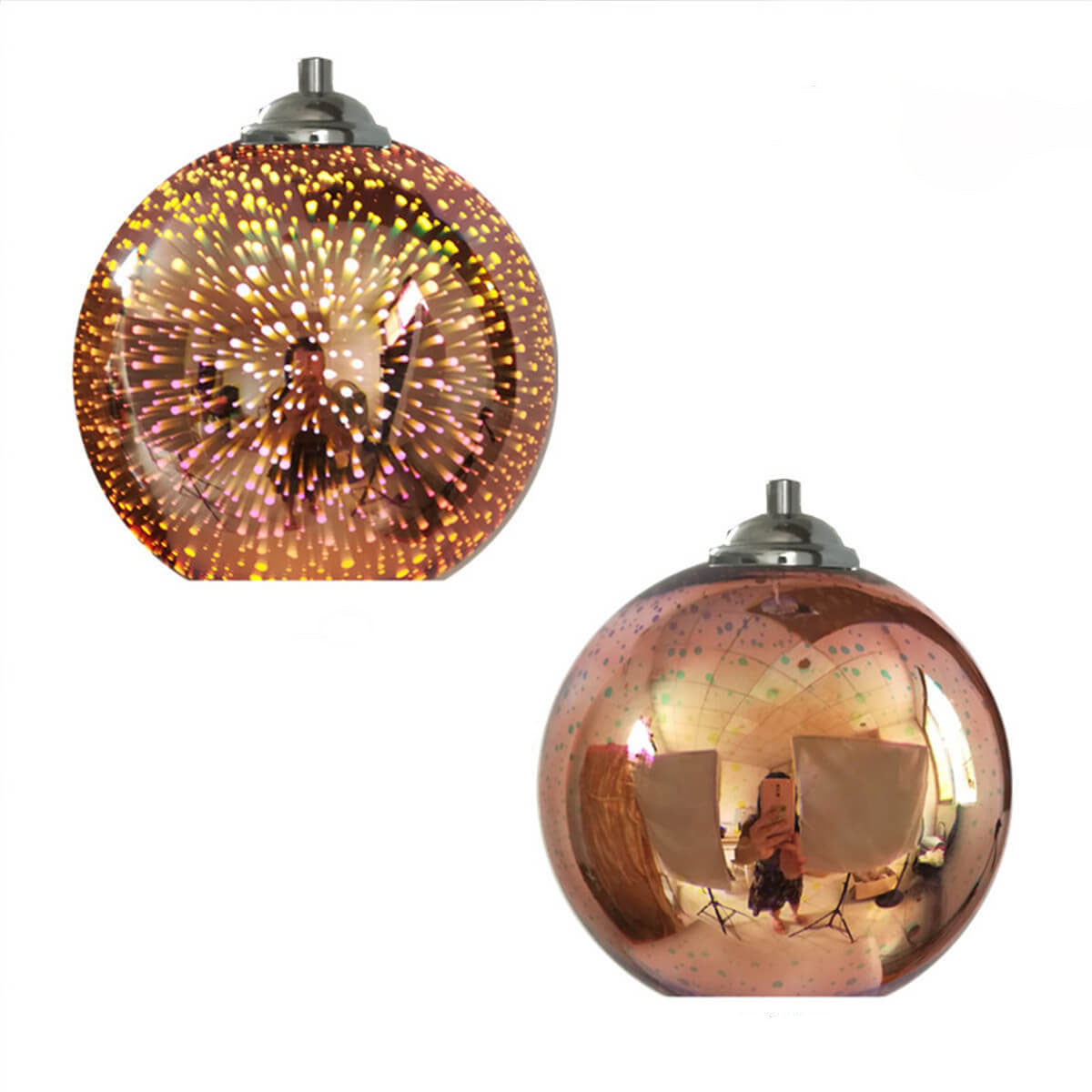 Modern Suspension Firework Effect – Visual Sparkle and Trendy Design