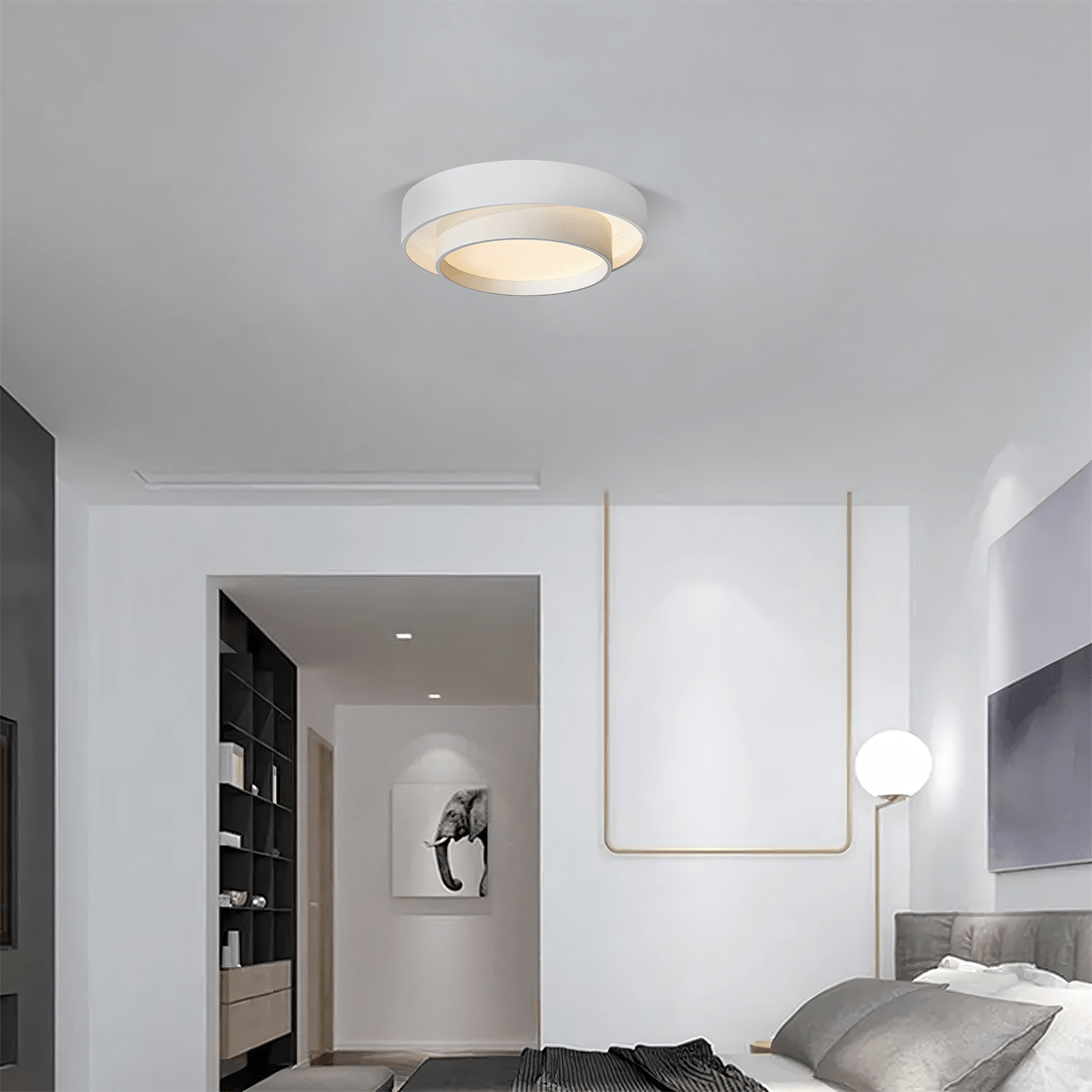 Plafoniera LED Disco – Luce e Comfort Visivo