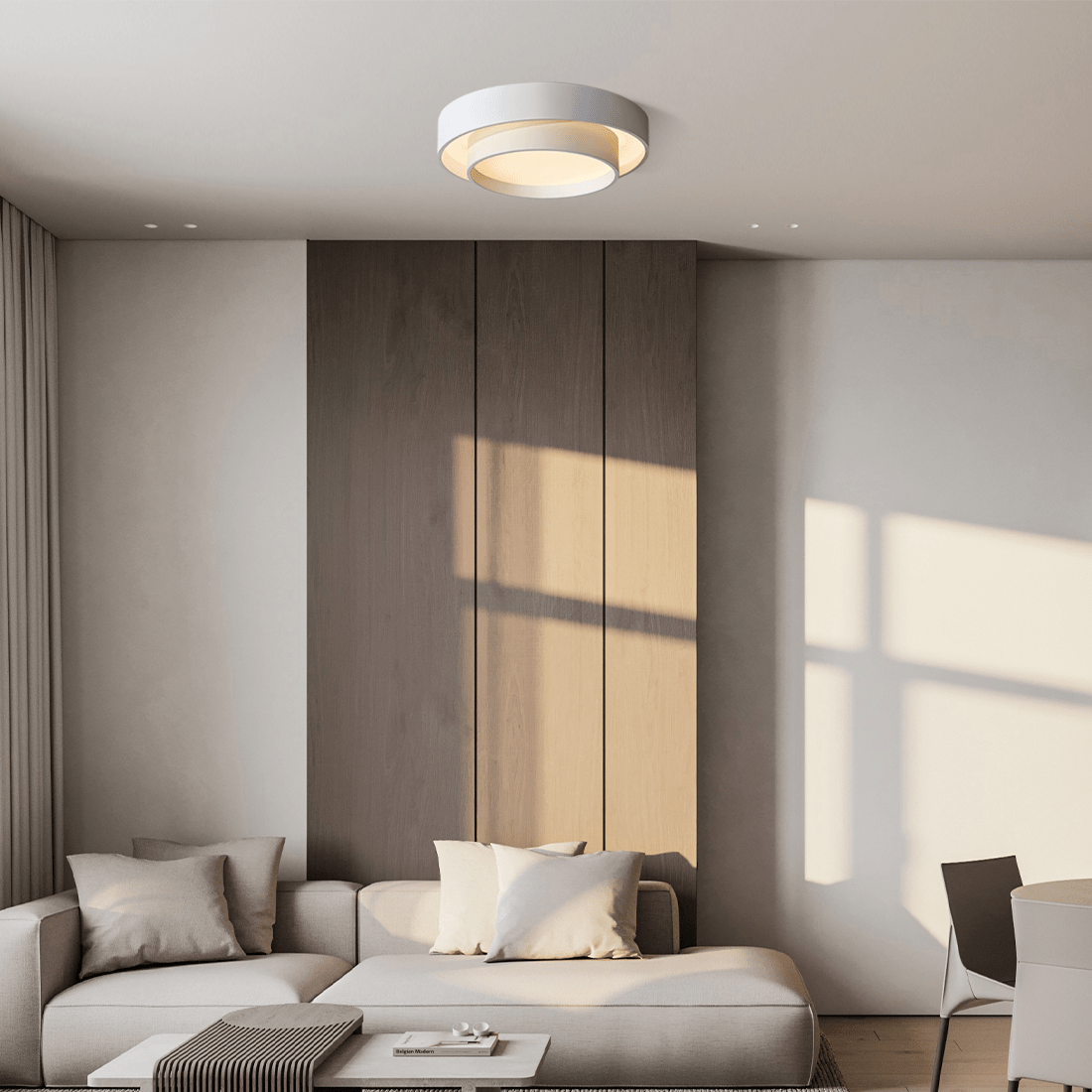 Plafoniera LED Disco – Luce e Comfort Visivo