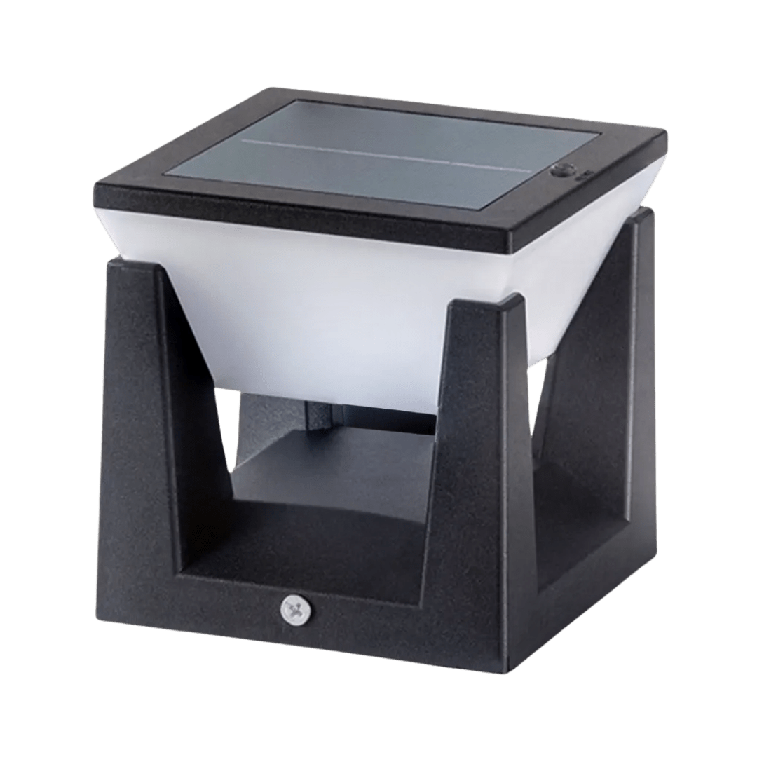 Εξωτερική ηλιακή λάμπα - Τετράγωνο σχήμα & μοντέρνο φινίρισμα