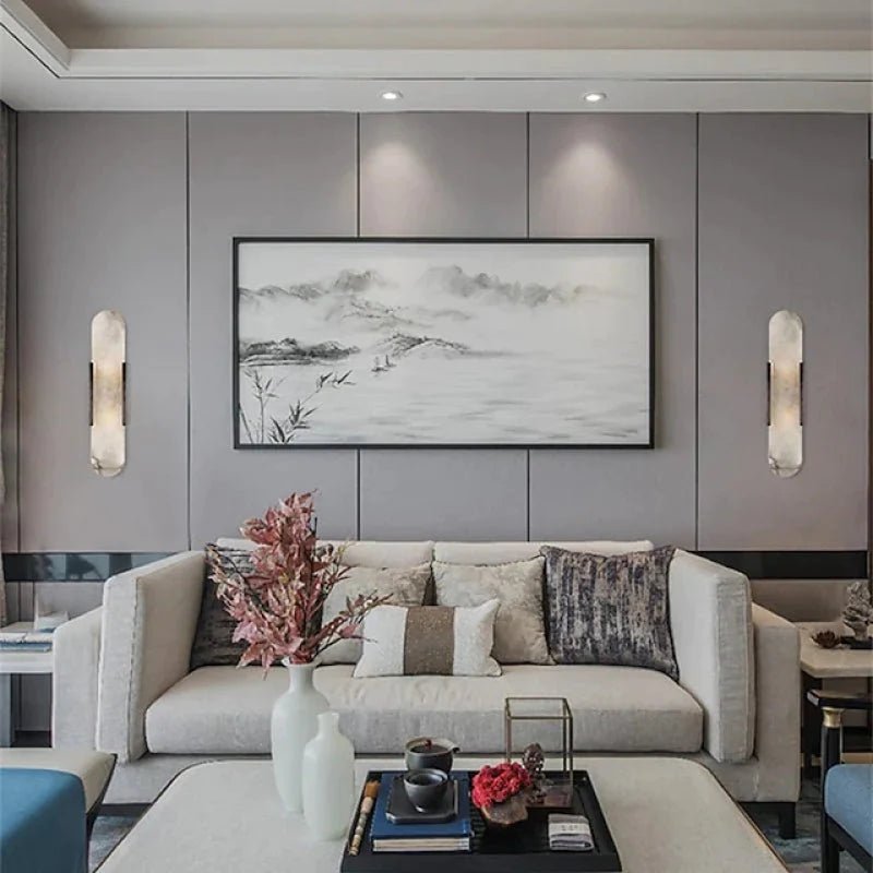 Svart og Gull LED Vegglampe – Moderne Eleganse og Stilig Design