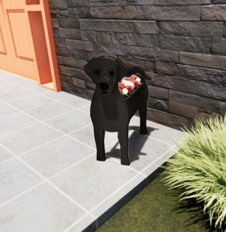 Πρωτότυπη Γλάστρα — Σχήμα Σκύλου