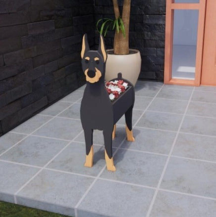 Πρωτότυπη Γλάστρα — Σχήμα Σκύλου