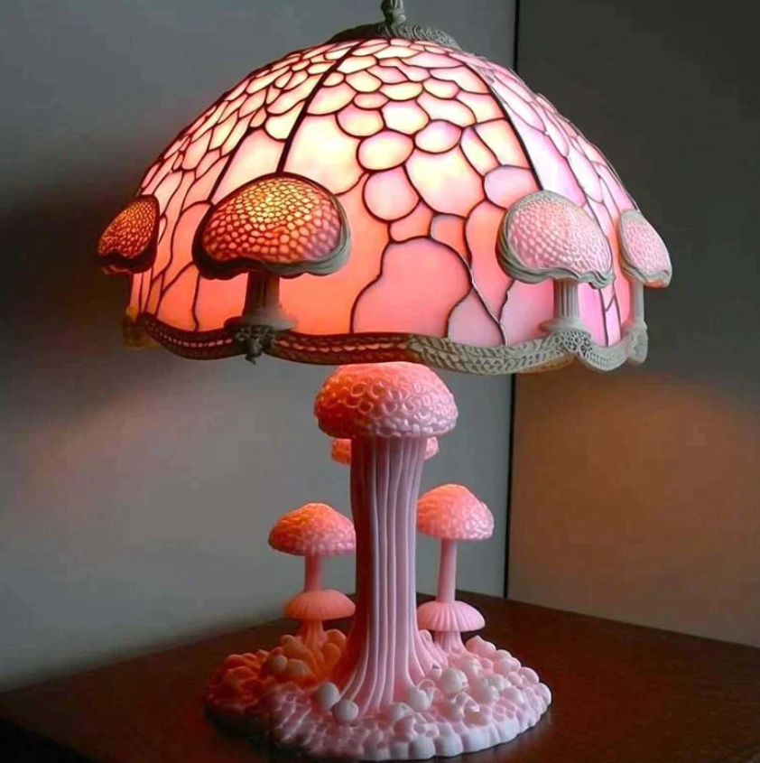 Lampa i glasfönster lugnande – mjukt ljus och varm atmosfär