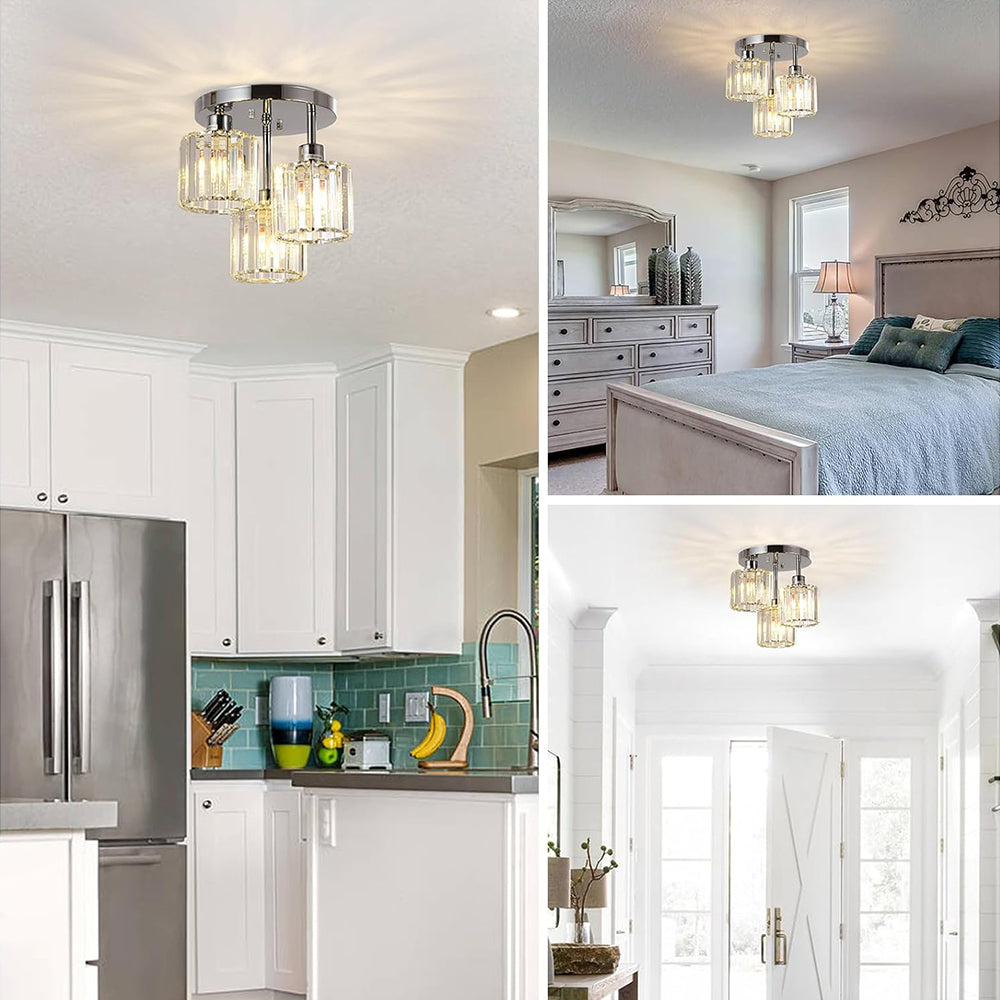 Semi-Recessed Ceiling Light – Modern Elegance and Refined Shine