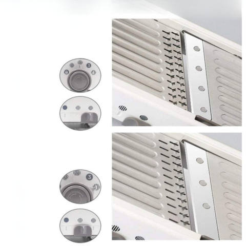 Multifunktionsmandolin för köket - maximal precision och säkerhet