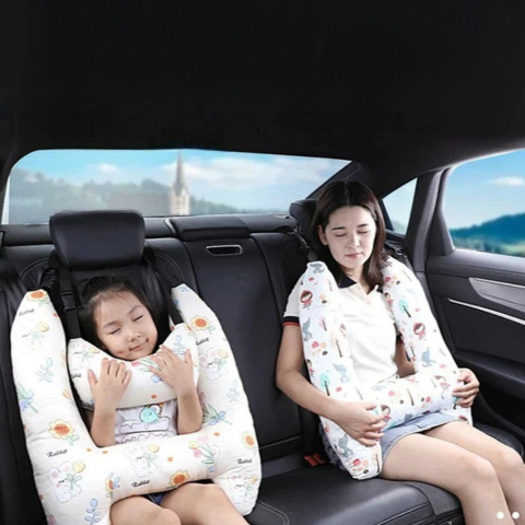 Reisepute for barn - hodestøtte og rolig søvn