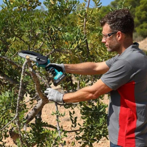 Batteridrevet motorsag – Bærbar og klar til bruk