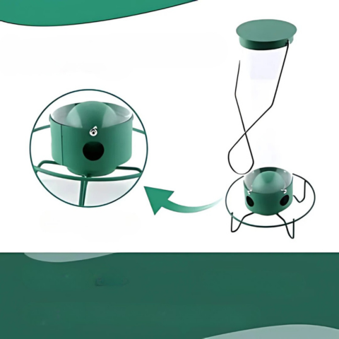 Wisząca Karmnik dla Ptaków – Ochrona przed Wiewiórkami i Łatwe Napełnianie