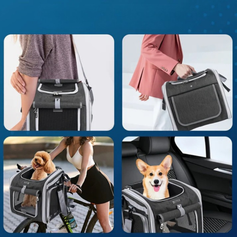 Επεκτάσιμο Ποδηλατικό Καλάθι Για Ζώα – Πρακτικό Και Άνετο