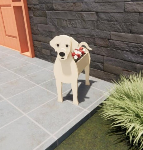 Πρωτότυπη Γλάστρα — Σχήμα Σκύλου