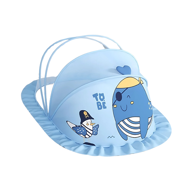 Składana moskitiera dla niemowląt - bariera dla owadów i oddychania