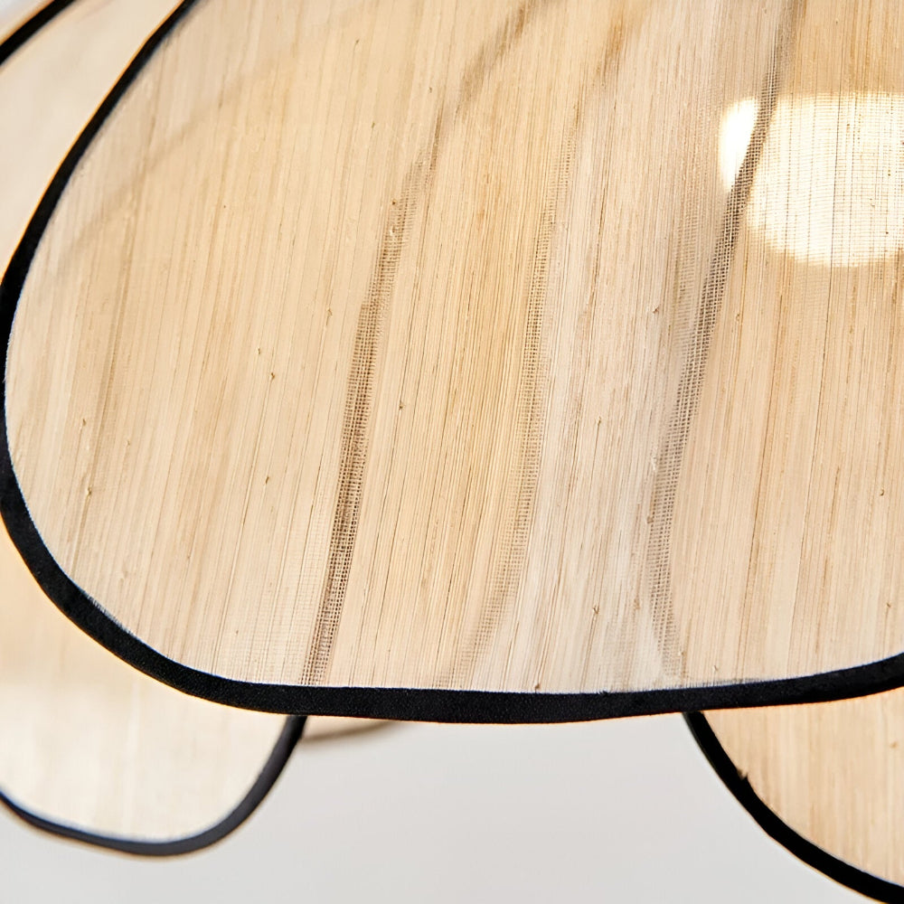 Κομψό φυσικό λυγαριά κρεμαστό φωτιστικό - Φυσική διακόσμηση & αρμονικός φωτισμός