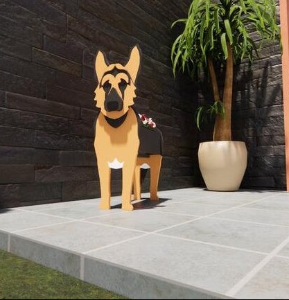 Πρωτότυπη Γλάστρα — Σχήμα Σκύλου