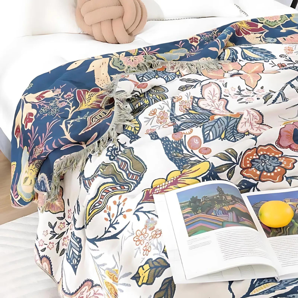 Virágos Rusztikus Stílusú Művészi Borító