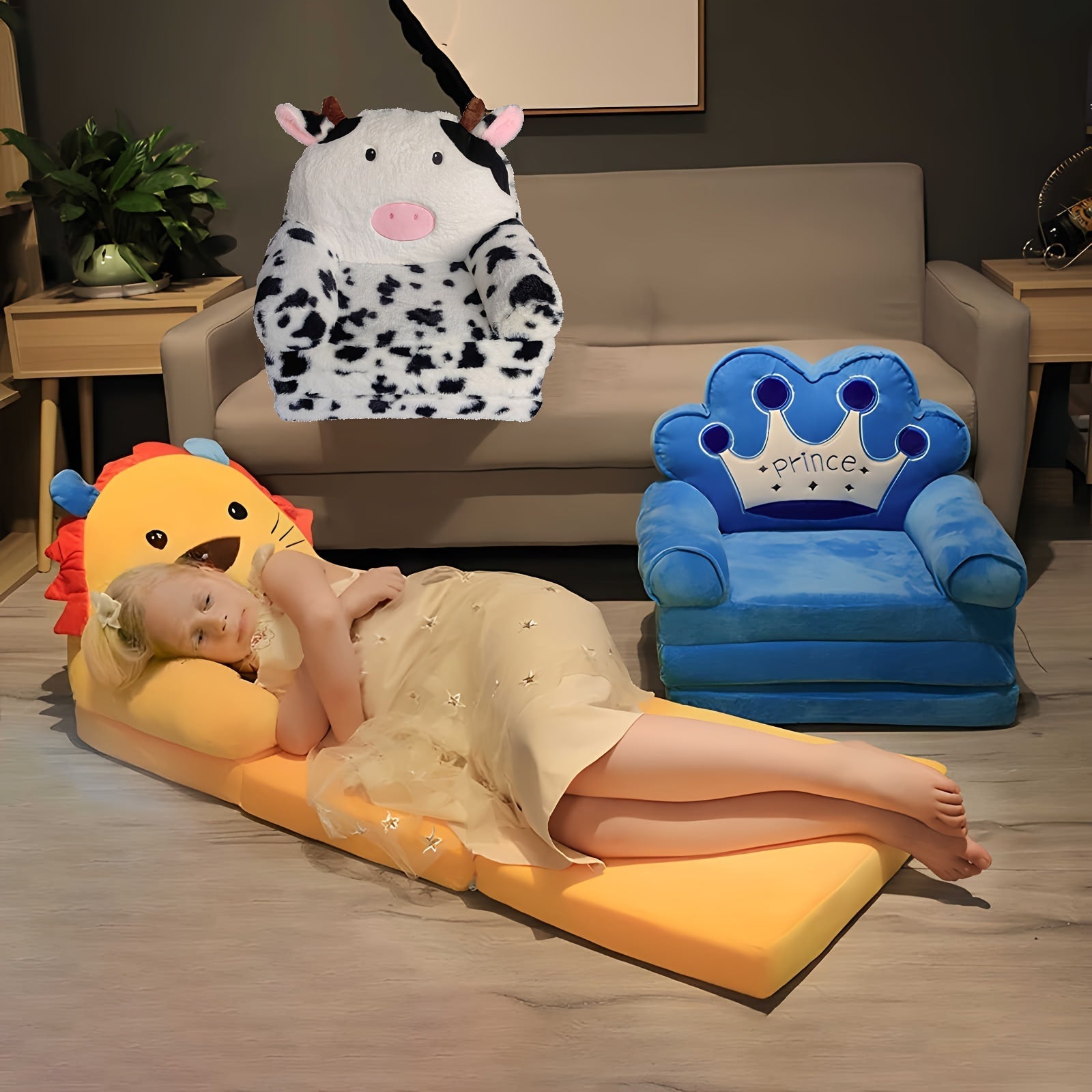 أريكة قابلة للطي للأطفال – توفير المساحة وأسلوب ممتع