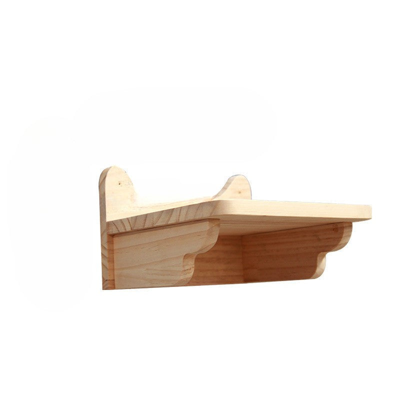 Väggmonterad klätterram för katt med hängande plattform och stege