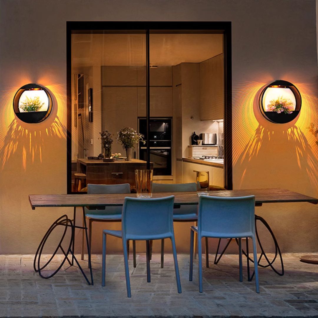 Aplique de Parede Exterior Solar – Iluminação Automática e Económica