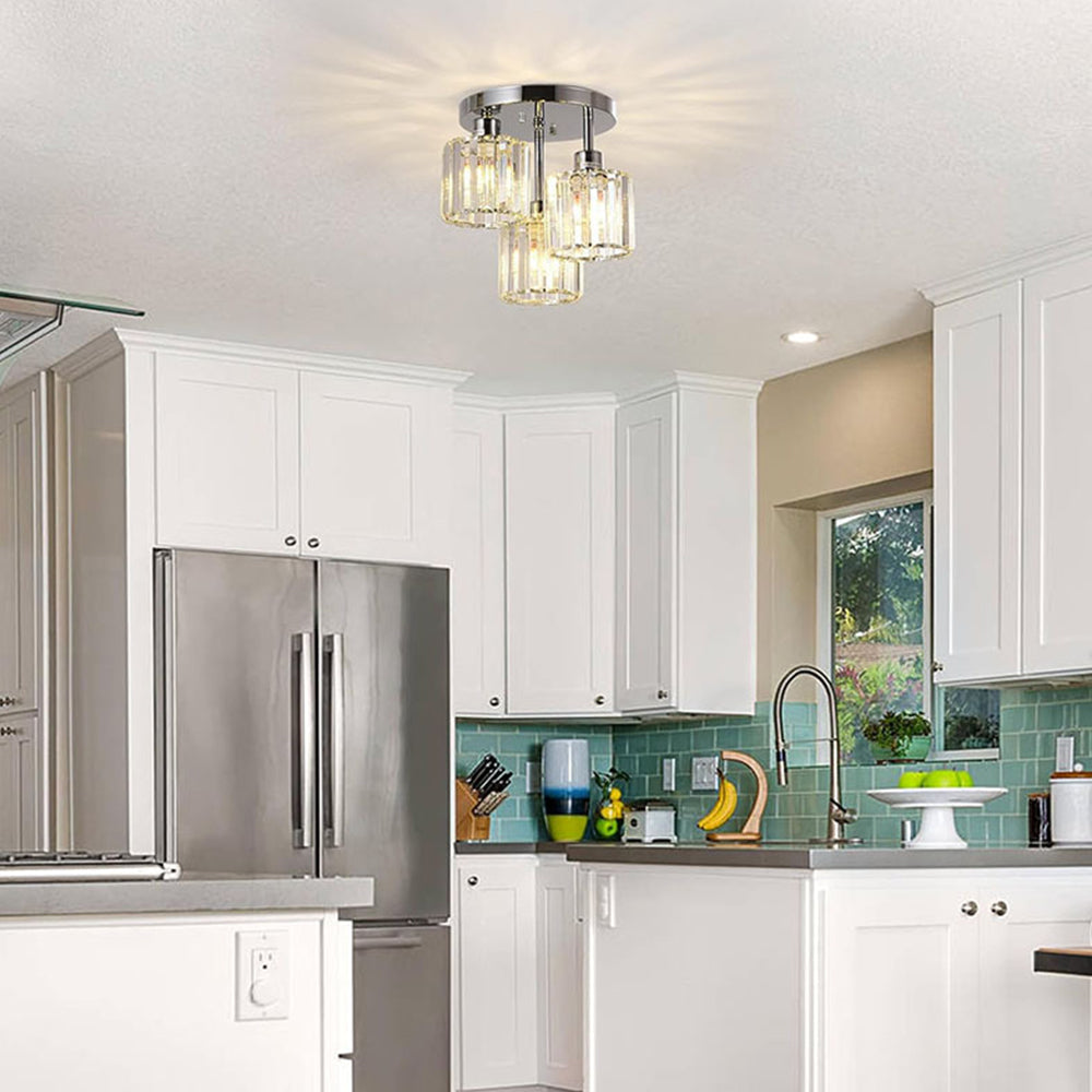 Semi-Recessed Ceiling Light – Modern Elegance and Refined Shine
