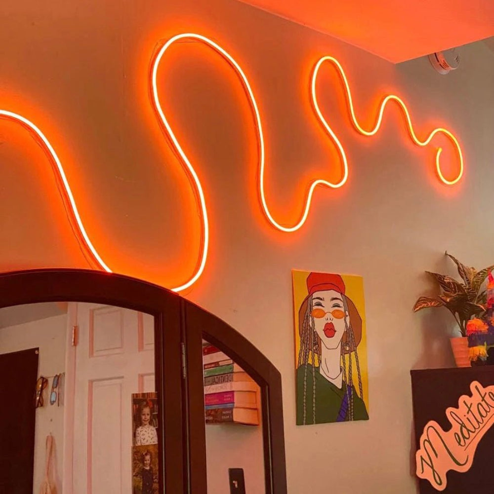 Joustava LED-neon – Helppo ohjata mobiilisovelluksen kautta