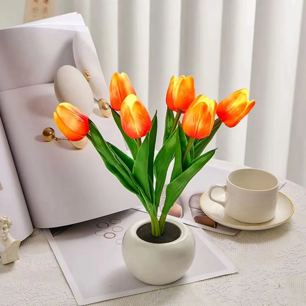 Dekoratív Tulipán Lámpa – Meleg és Finom Hangulat 