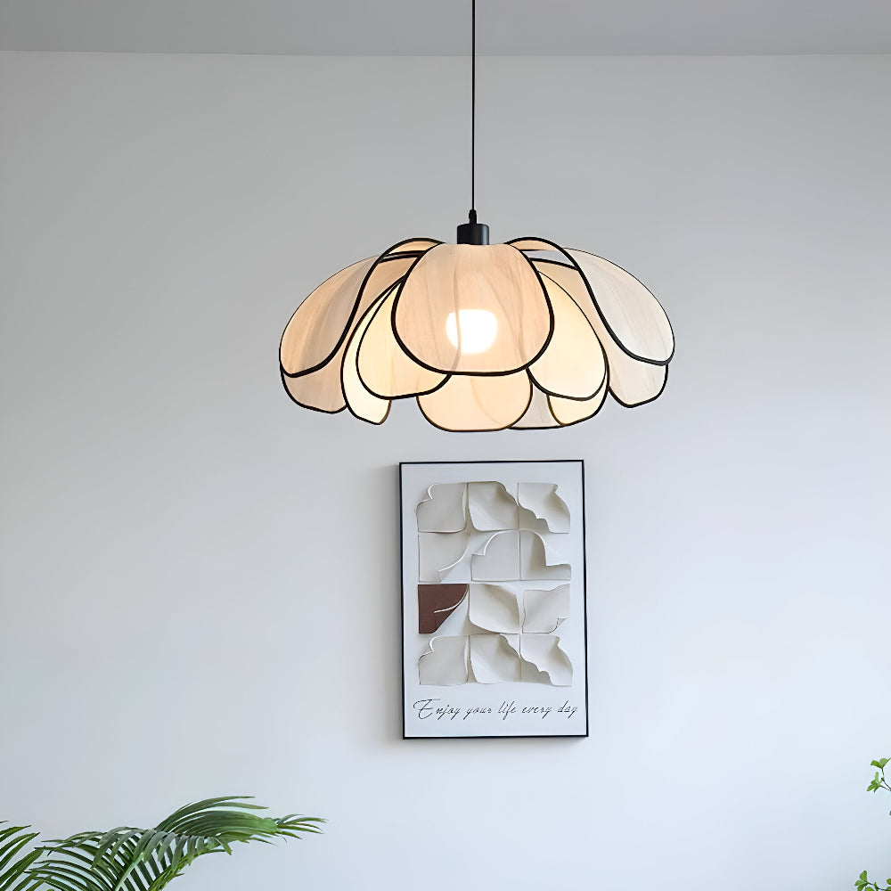 Elegantti luonnon koripajusta riippuva lamppu - Luonnollinen koristelu & harmoninen valaistus