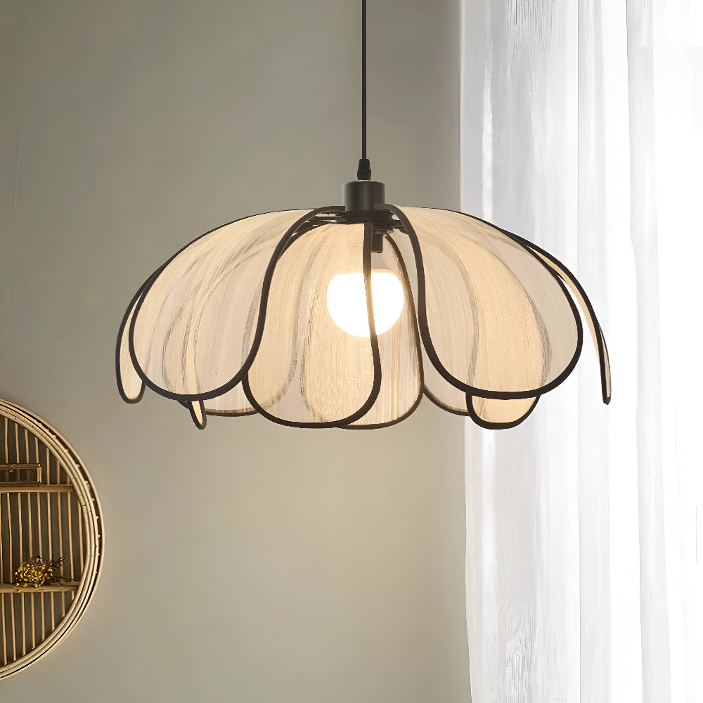 Elegantti luonnon koripajusta riippuva lamppu - Luonnollinen koristelu & harmoninen valaistus