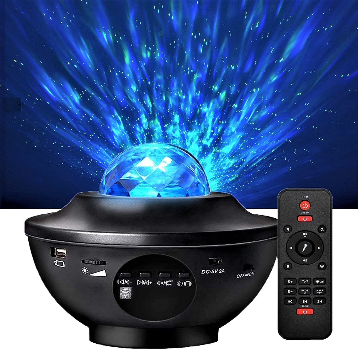 Galaxy Light Projector - oplysende og beroligende dekoration
