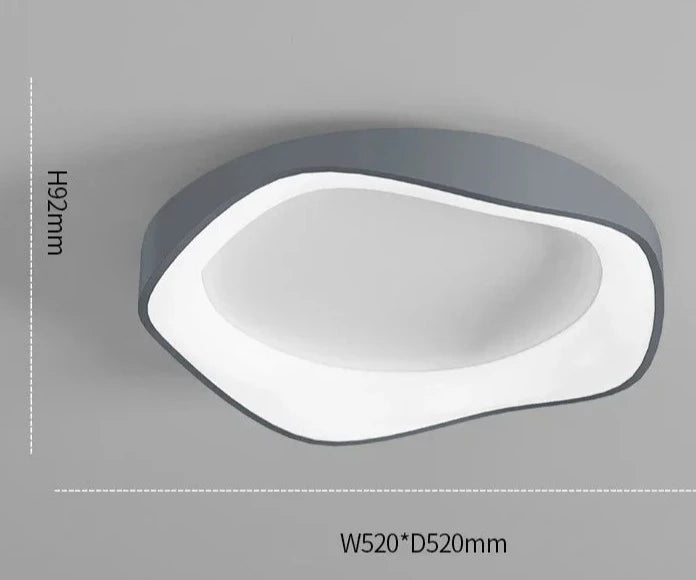مصباح سقف LED غير متماثل - اتجاه وأنيقة 
