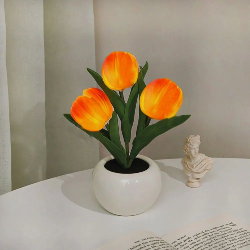Dekoratív Tulipán Lámpa – Meleg és Finom Hangulat 