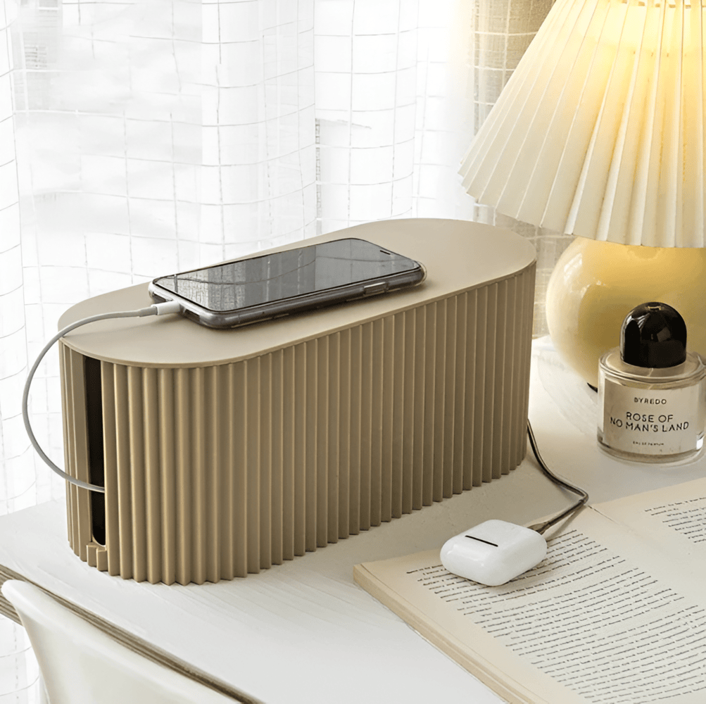 Μινιμαλιστικό κουτί αποθήκευσης καλωδίων - Καθαρή οργάνωση & κομψός σχεδιασμός