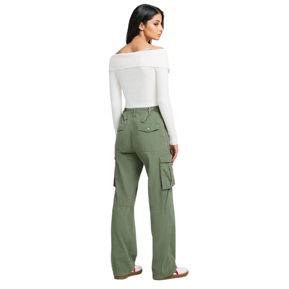 Pantalon cargo ajustable