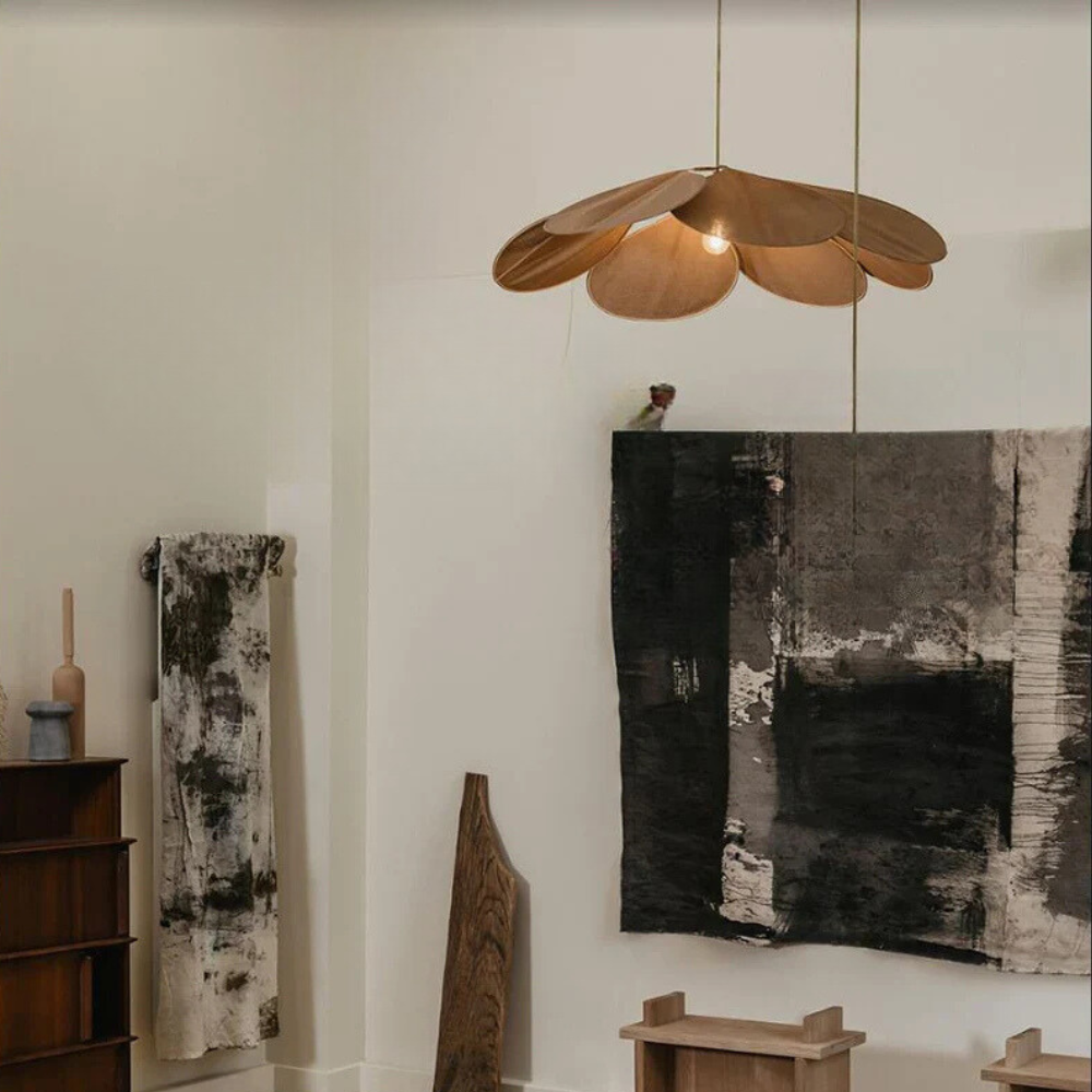 Suspensão Luminária Pétalas de Flores – Elegância Floral 