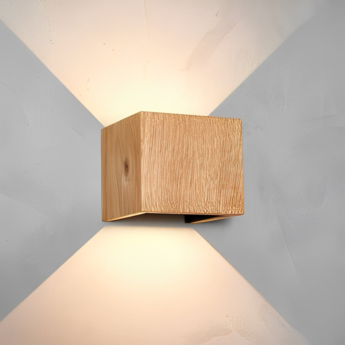 Nástenná lampa štvorec – štýlová a autentická 
