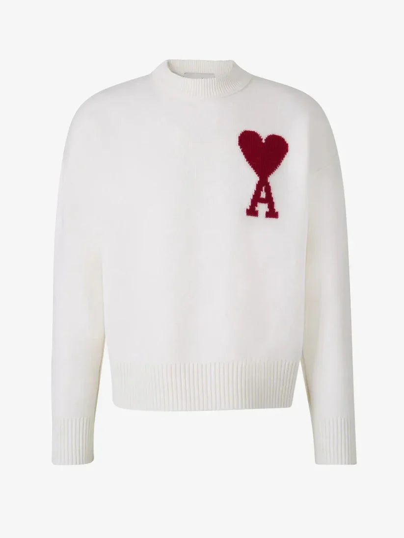 Aimé | Unisex Sweatshirt – Ikonisk Hjerte og Trendy Stil 