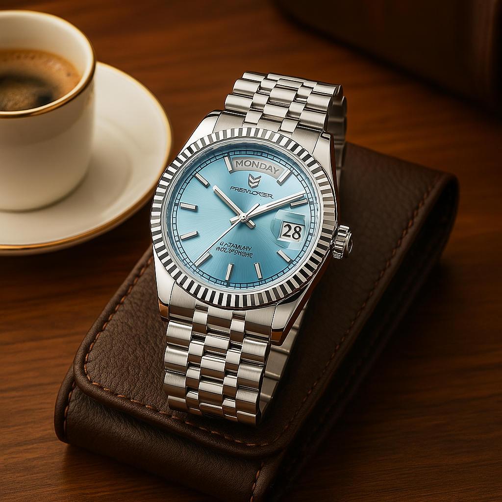 Boris | Elegant Klocka – Automatisk Rörelse Och Datavisning 