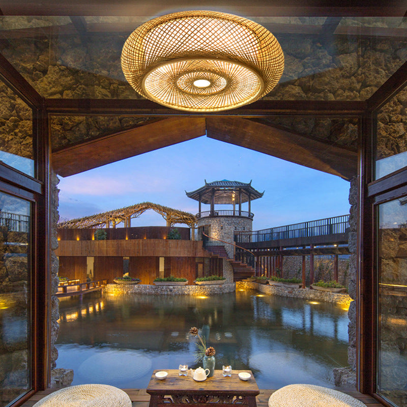 Φυσικό κρεμαστό φωτιστικό μπαμπού - Κομψότητα και αυθεντικότητα