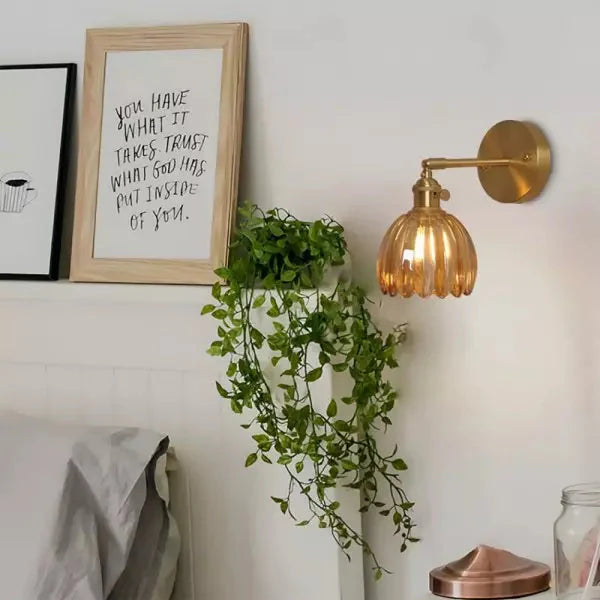 Decoratieve Wandlamp – Knopbloem En Romantische Sfeer 