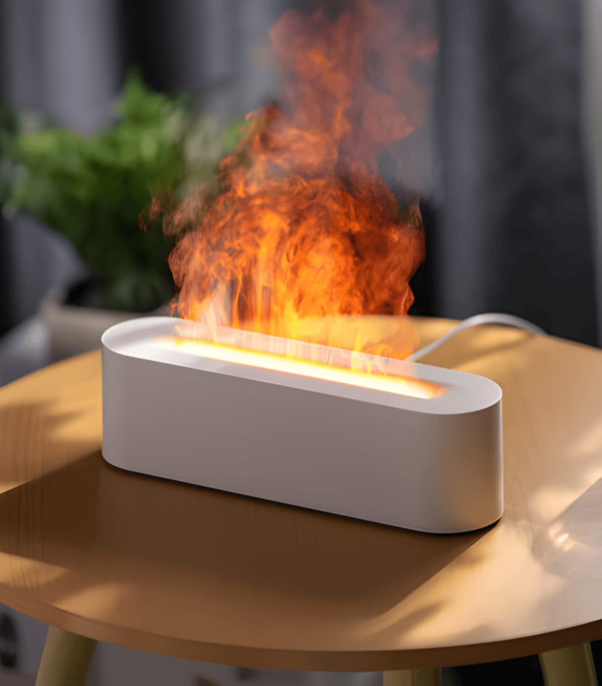 USB aromadiffúzor többszínű LED világítással - relaxáló hangulat és fénypára