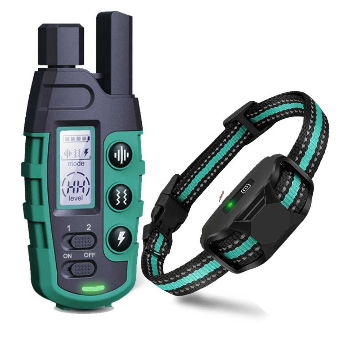 Colar de Adestramento Remoto – À Prova D'Água, Recarregável e Alcance de 1000 m 