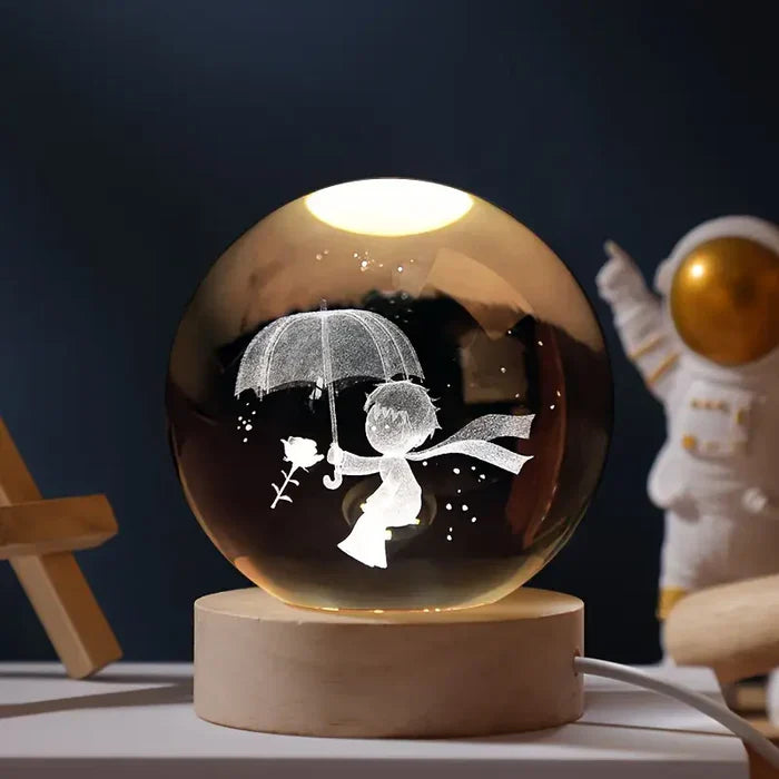 Decoratieve Led Lamp – Gegraveerde Afwerking En Hedendaagse Stijl 