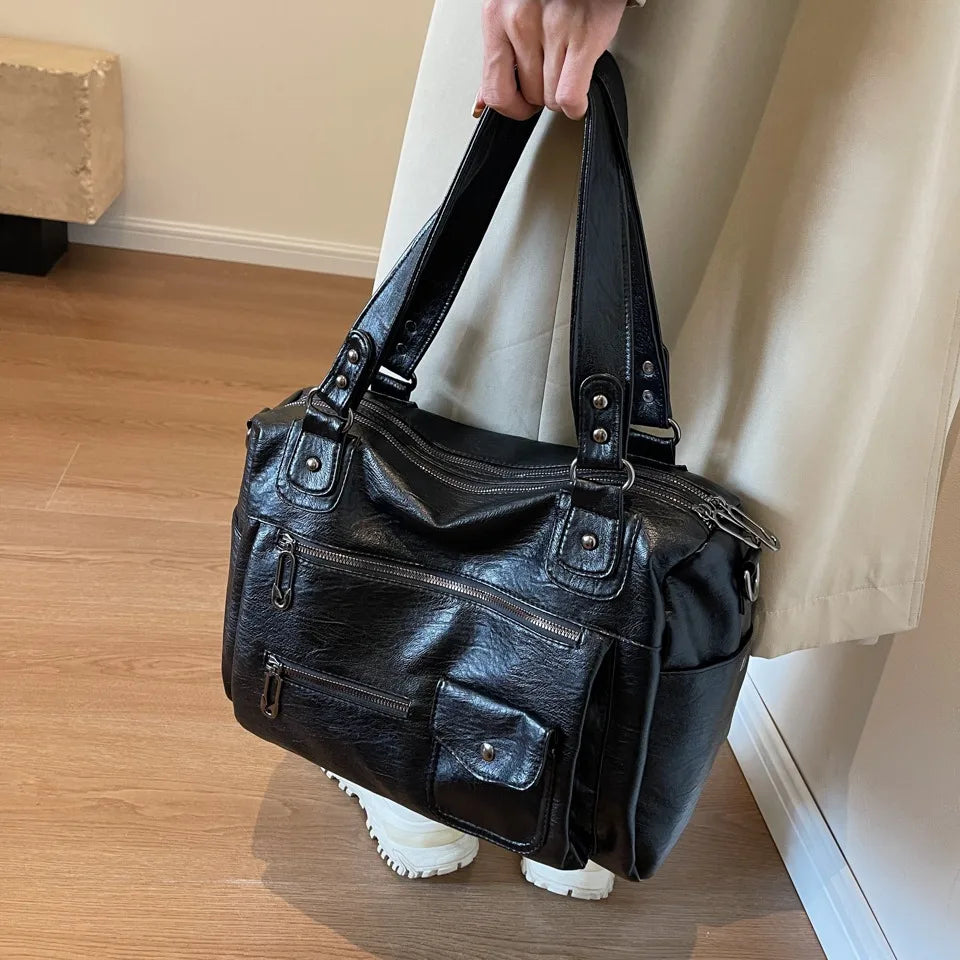 Belmonde | Stor skuldertaske til skole – Praktisk og daglig elegance 