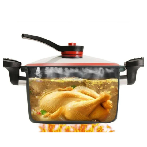 Olla a presión micro-innovadora — Cocción rápida y sabores preservados 