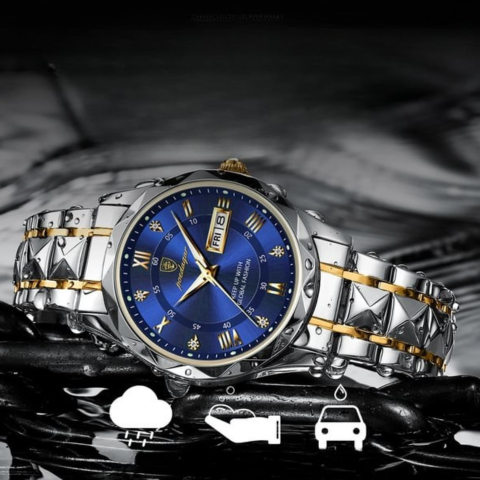 Gildas | Luxusní vodotěsné pánské hodinky - osvětlené funkce a nadčasový styl